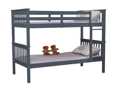 T Enkel Bunk Bed Grey