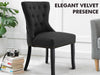 Dining Chair Charcoal X2
