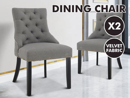 Dining Chair Grey X2