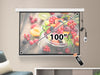 Projector Screen 100'' Wireless Remote Electric Hd