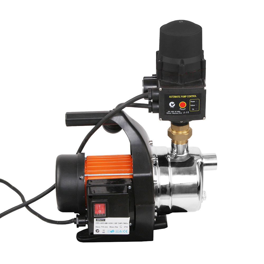 DS NA Giantz 1500W High Pressure Garden Water Pump with Auto Controller