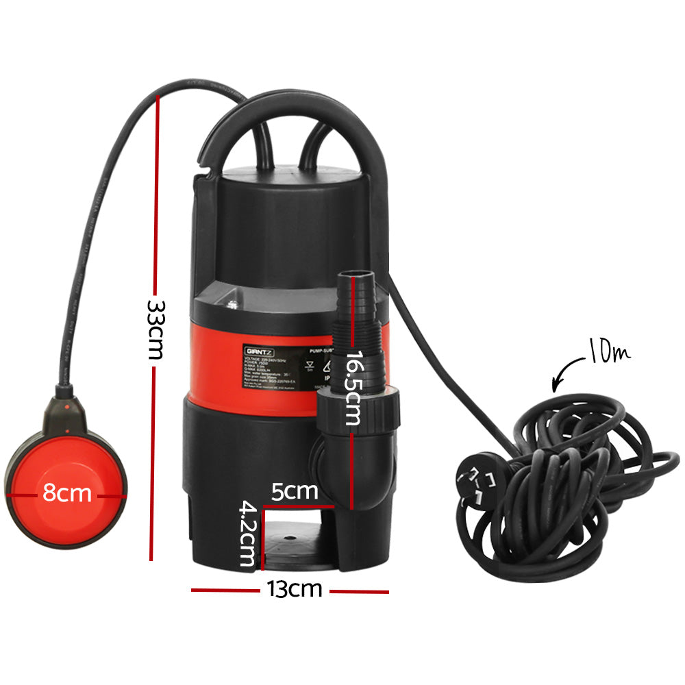 DS NA 400W Water Pump Dirty Submersible Sump Swim Pool Flooding Pond Clean