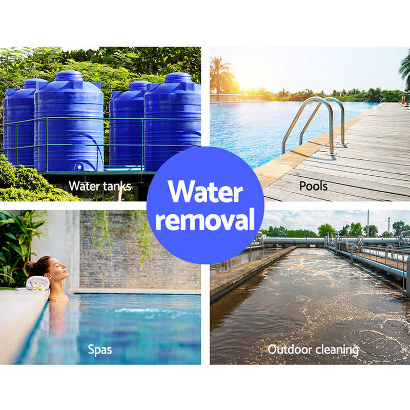 DS NA 550W Water Pump Dirty Submersible Sump Swim Pool Flooding Pond Clean