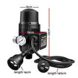 DS NA Giantz Adjustable Automatic Electronic Water Pump Controller - Black