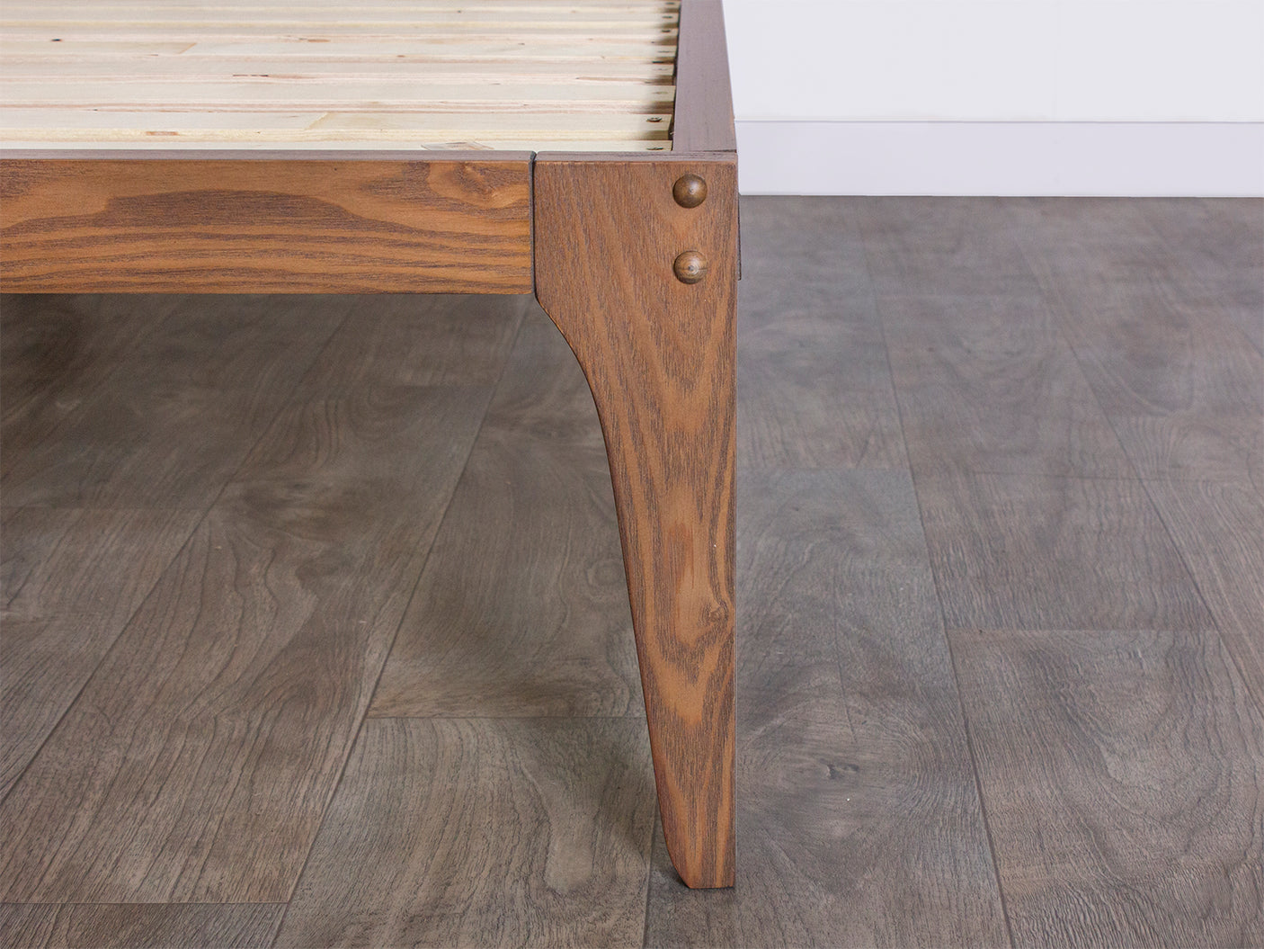Samuel Queen Bedframe - Walnut