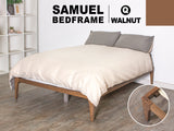 Samuel Queen Bedframe - Walnut