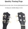 DS BS 21 inch Ukulele Basswood Acoustic Mini Guitar-Black