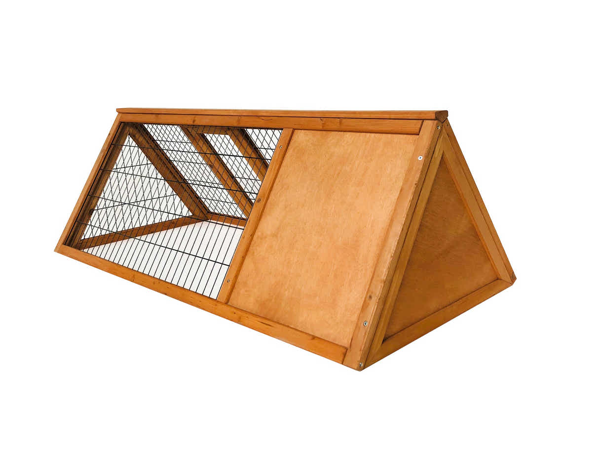DS Wooden Rabbit Hutch - 118cm