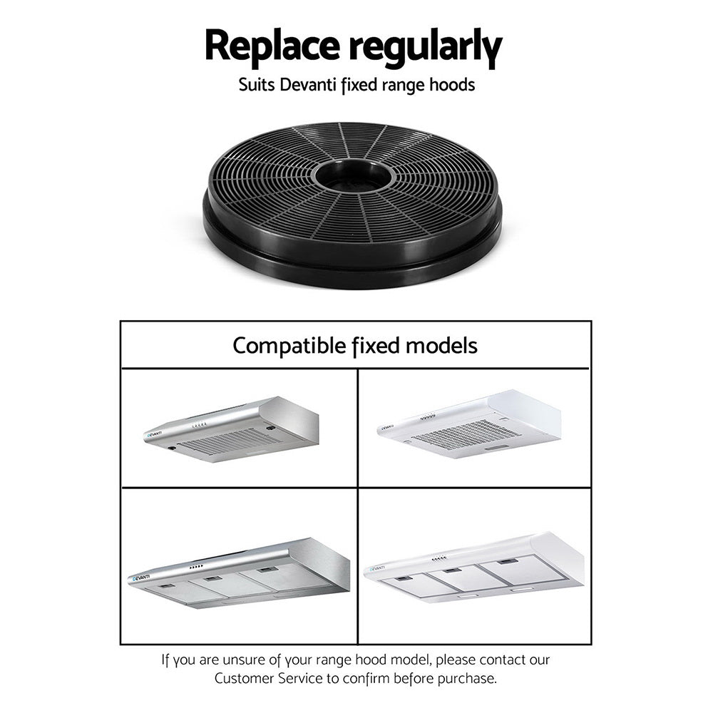 DS NA Fixed Rangehood Carbon Charcoal Filter Replacement For Ductless Ventless