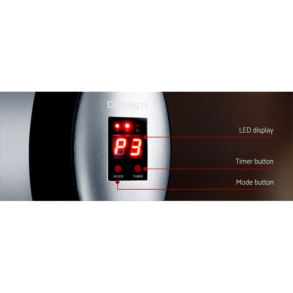DS NA Electric Infrared  Heater Radiant Strip In/Out door  Remote Control 1500W