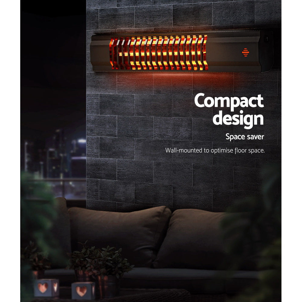 DS NA  Electric Strip Heater Infrared Radiant Heaters Reamote control 2000W