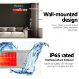 DS NA  Electric Infrared Strip Heater Radiant Heaters Reamote control 2000W