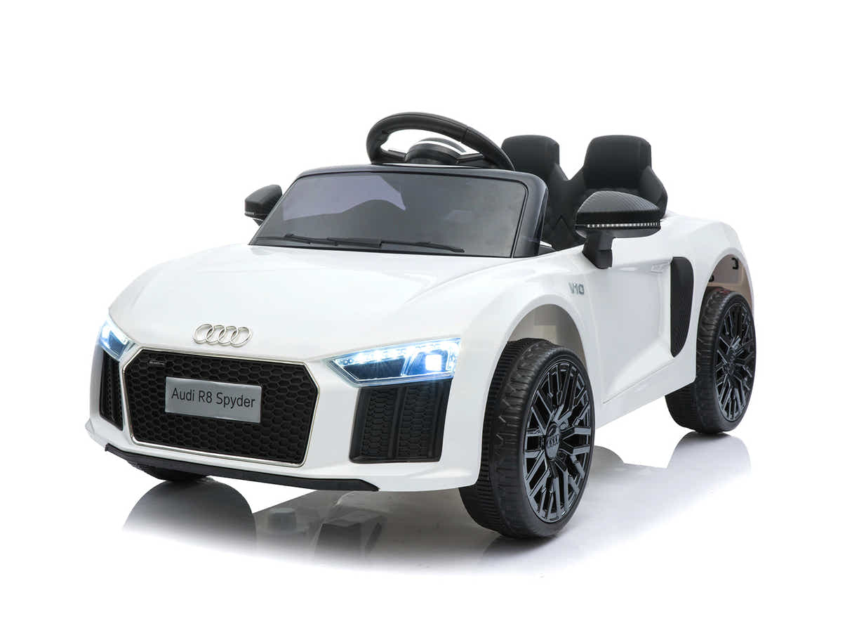Kids Ride On Car Licenced Audi R8 - White