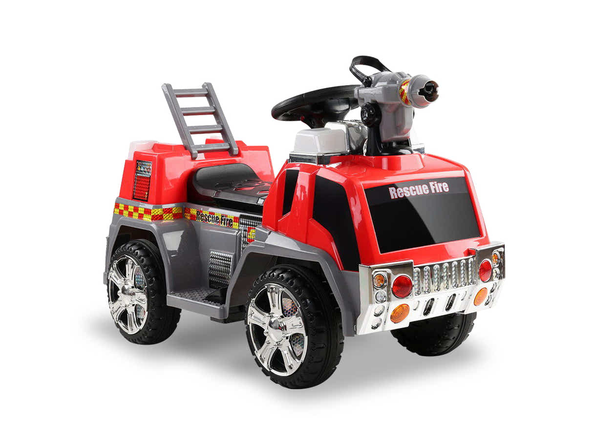 Kids Ride On Fire Truck With Water Gun - Red