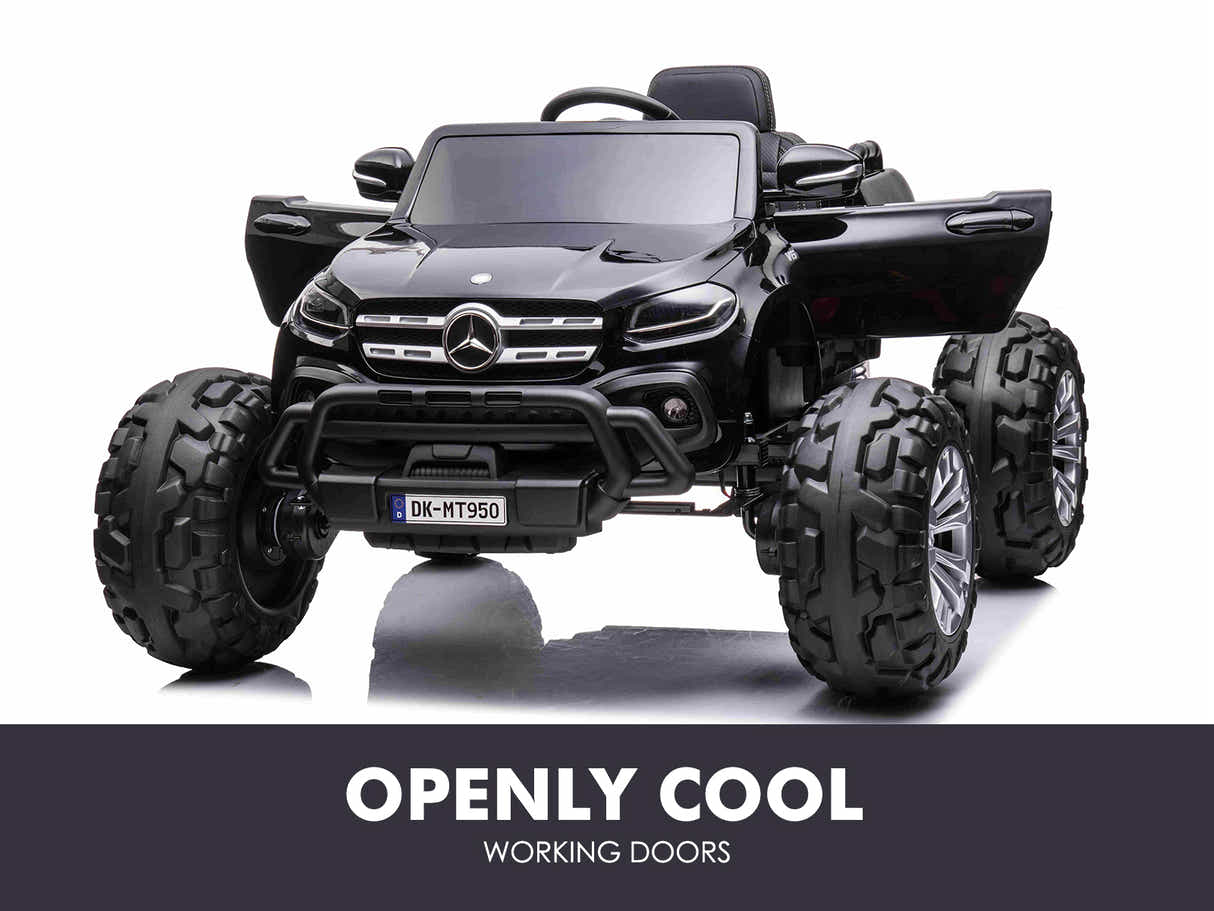Kids Ride On Car Mercedes-Benz Truck - Black