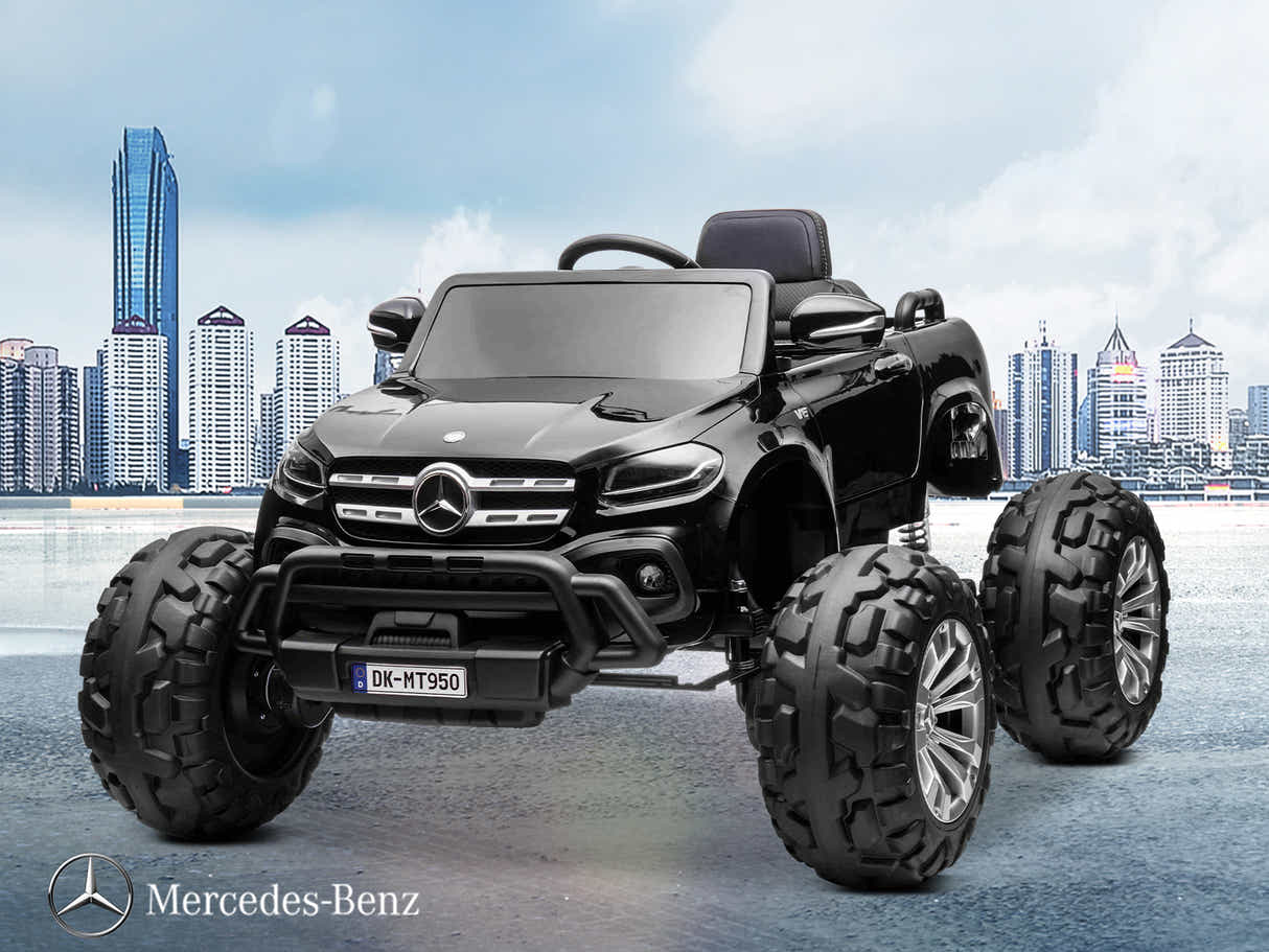 Kids Ride On Car Mercedes-Benz Truck - Black