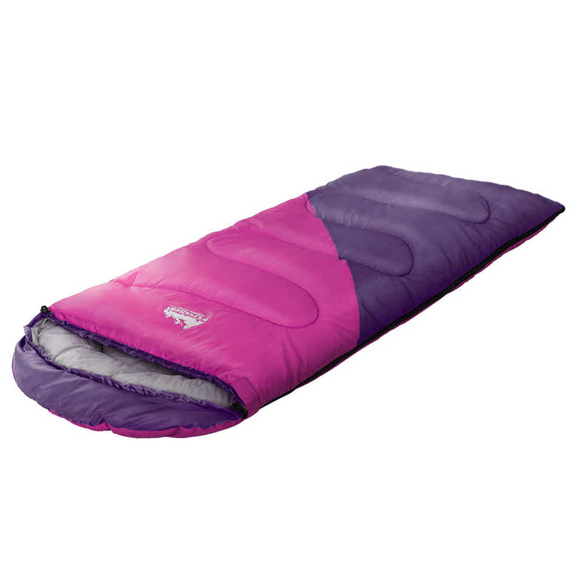 DS NA Weisshorn Sleeping Bag Bags Kid 172cm Camping Hiking Thermal Pink