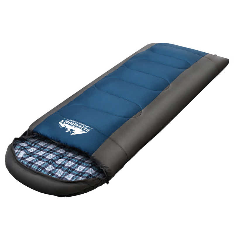 DS NA Sleeping Bag Camping Hiking Tent Winter Outdoor Comfort 0 Degree Navy