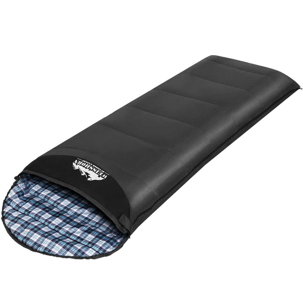 DS NA Weisshorn Sleeping Bag Single Camping Hiking Winter Thermal Grey