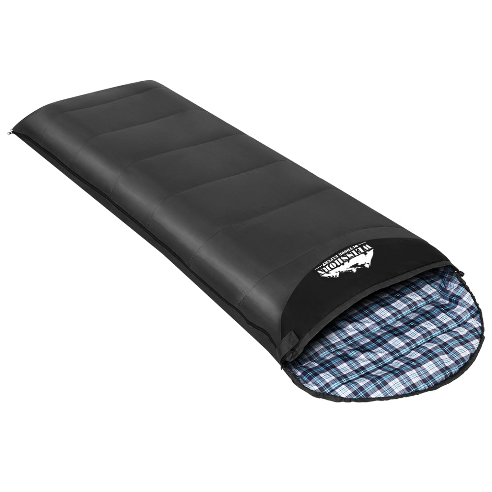 DS NA Weisshorn Sleeping Bag Single Camping Hiking Winter Thermal Grey