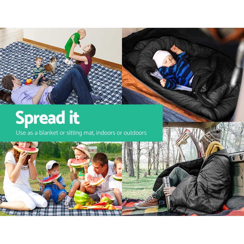 DS NA Weisshorn Sleeping Bag Single Camping Hiking Winter Thermal Grey