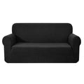 DS NA High Stretch Sofa Cover Couch Lounge Protector Slipcovers 3 Seater Black