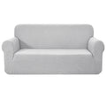 DS NA Artiss High Stretch Sofa Cover Couch Lounge Protector 3 Seater Grey