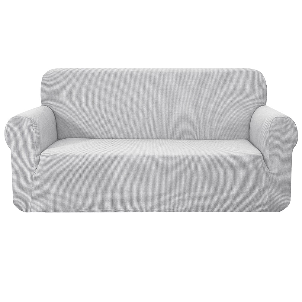 DS NA Artiss High Stretch Sofa Cover Couch Lounge Protector 3 Seater Grey