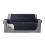 DS NA  Sofa Cover Quilted Couch Covers 100% Water Resistant 3 Seater Dark Grey