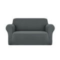 DS NA Artiss Sofa Cover Elastic Stretchable Couch Covers Grey 2 Seater