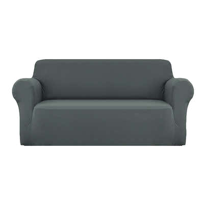 DS NA Artiss Sofa Cover Elastic Stretchable Couch Covers Grey 3 Seater
