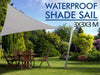Shade Sail Waterproof 3X3X3