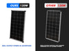 Mono Glass Solar Panel 130W