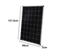 Mono Glass Solar Panel 200W