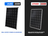 Mono Glass Solar Panel 200W