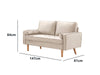 Gyllene Velvet Sofa