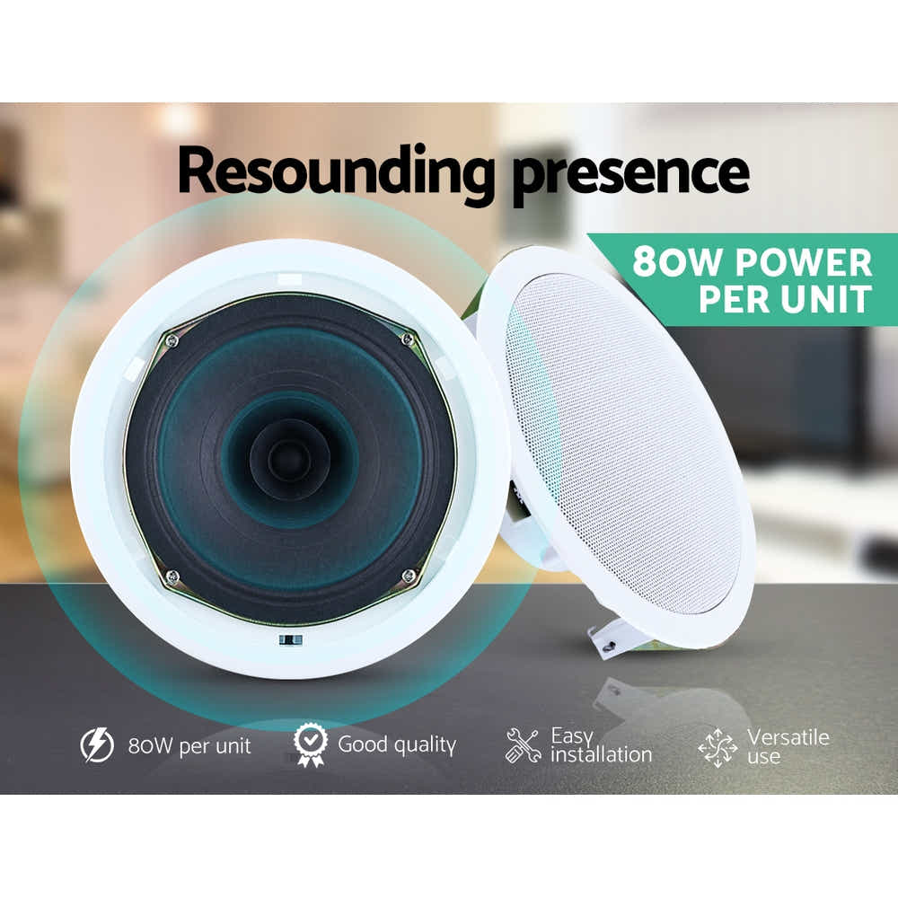 DS NA  6 Inch Ceiling Speakers In Wall Speaker Home Audio Stereos Tweeter 4pcs