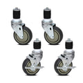 DS NA Cefito Set of 4  Swivel Castor Wheels