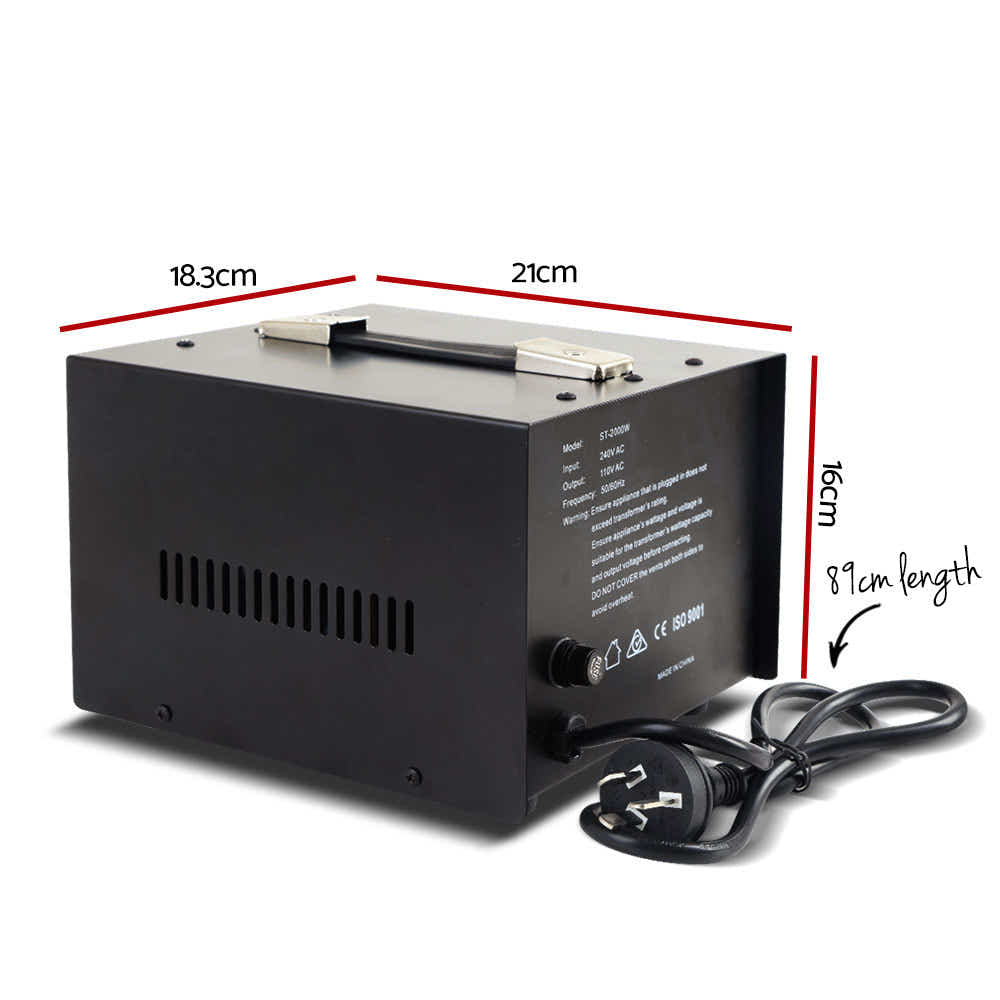 DS NA Giantz 2000 Watt Step Down Transformer