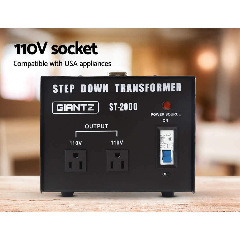 DS NA Giantz 2000 Watt Step Down Transformer