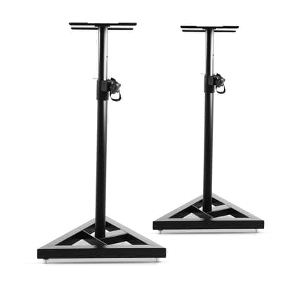 DS NA Set of 2 120CM Surround Sound Speaker Stand - Black