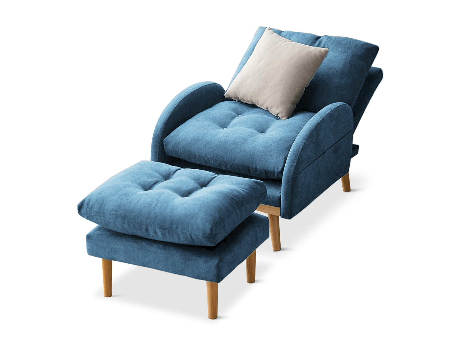 Accent Chair Set Blue