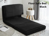 Floor Sofa Bed Black