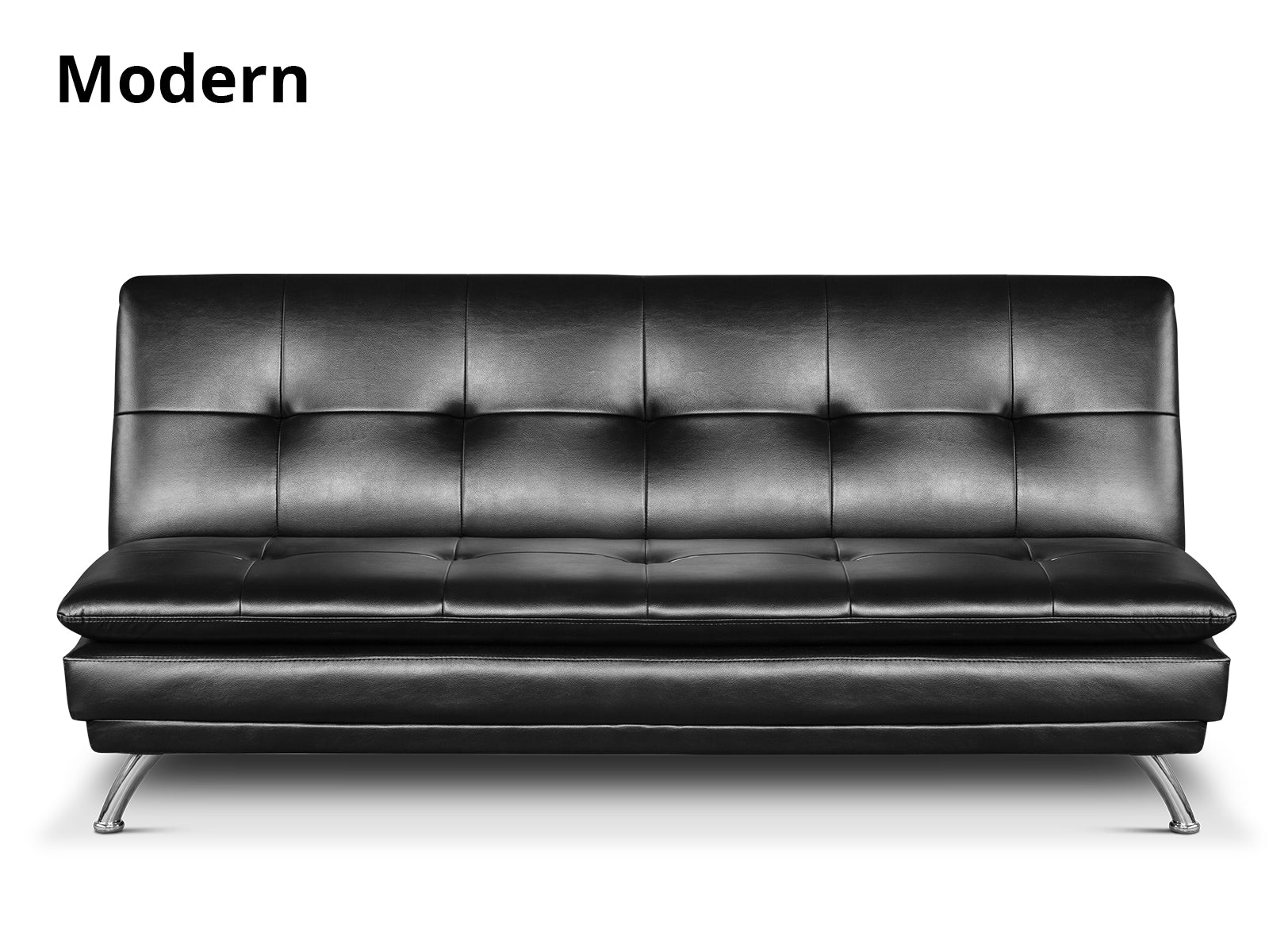 Krom Sofa Bed PU Black