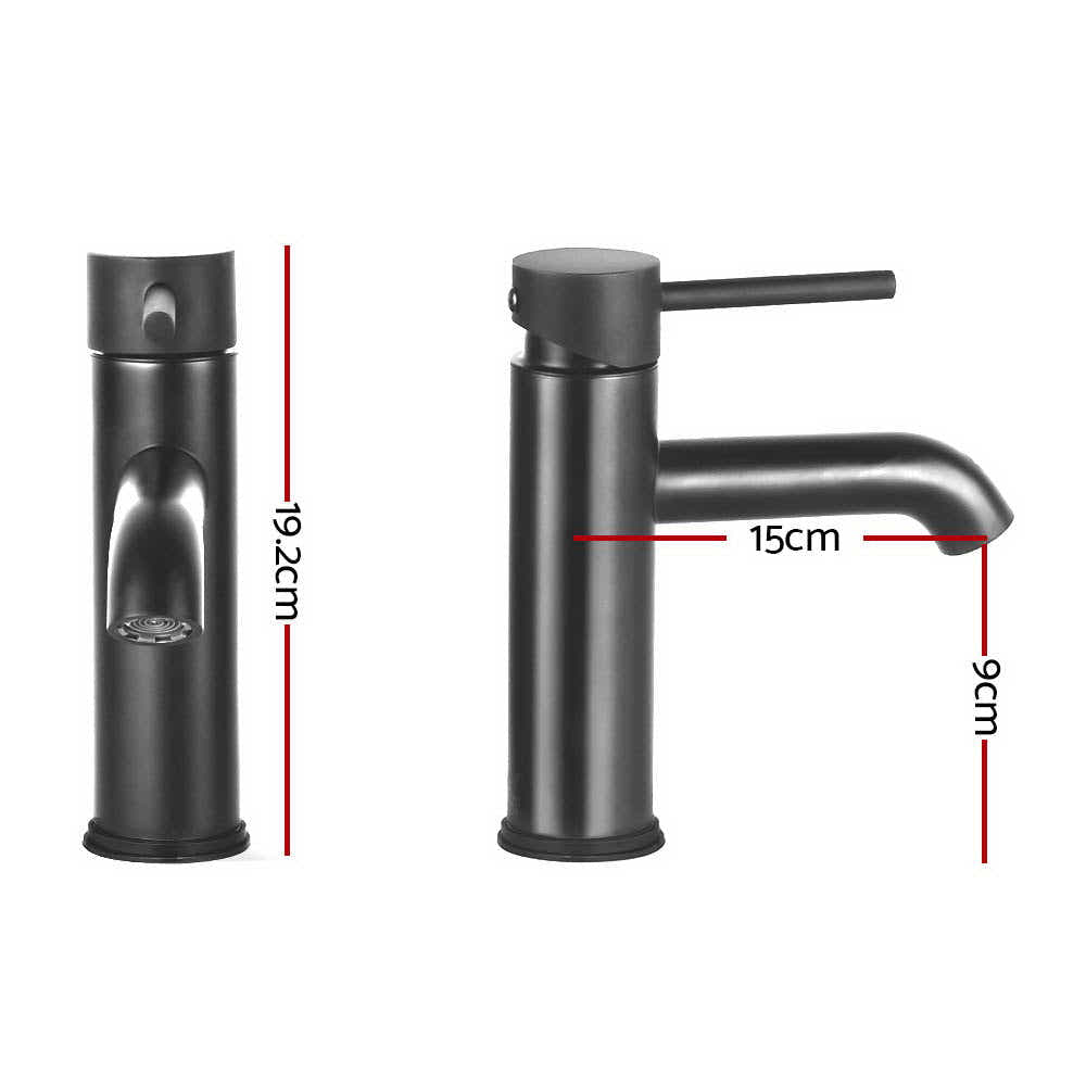 DS NA Cefito Basin Mixer Tap Faucet Black