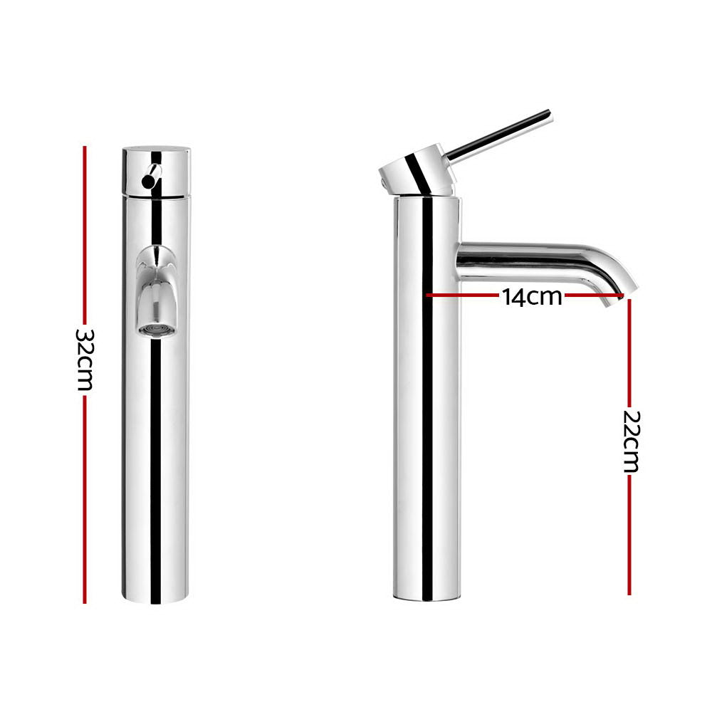 DS NA Cefito Basin Mixer Tap - Silver