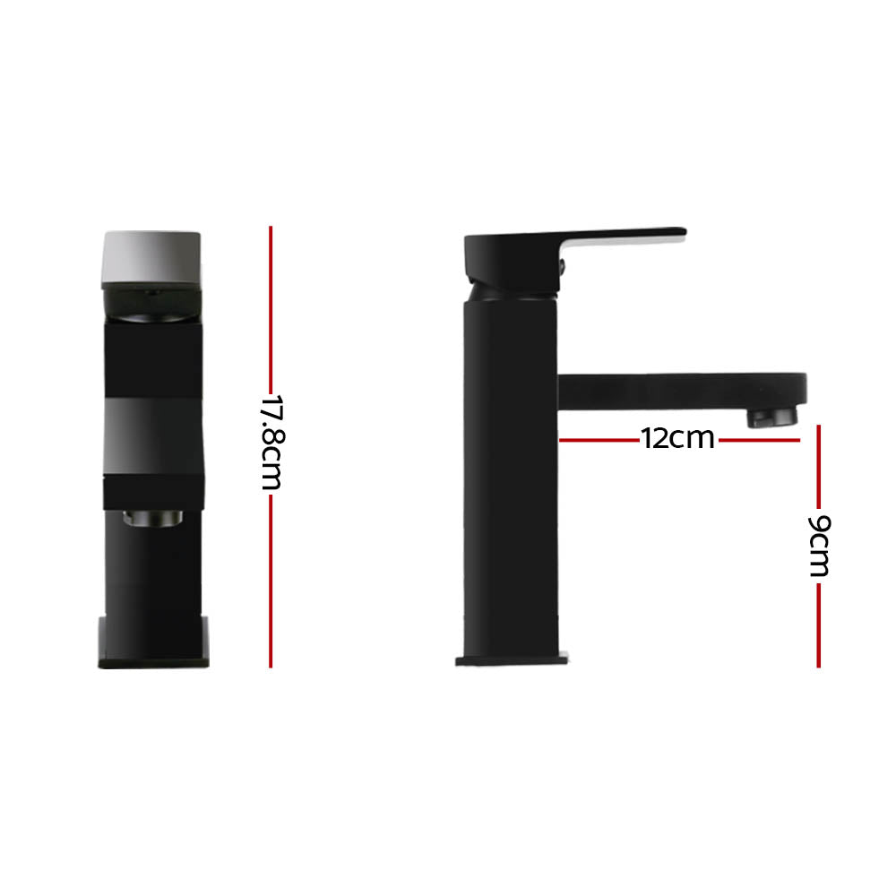DS NA Basin Mixer Tap Faucet Bathroom Vanity  Top WELS Standard Brass Black