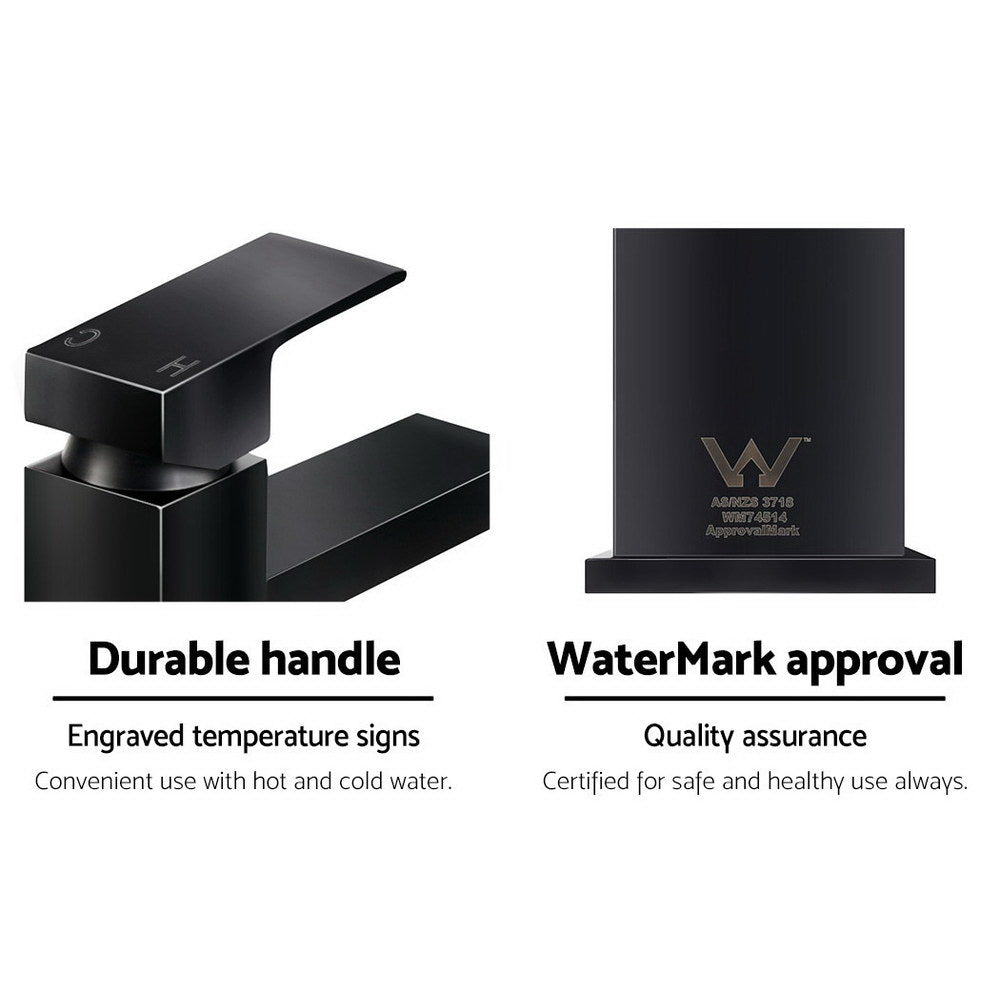 DS NA Basin Mixer Tap Faucet Bathroom Vanity  Top WELS Standard Brass Black