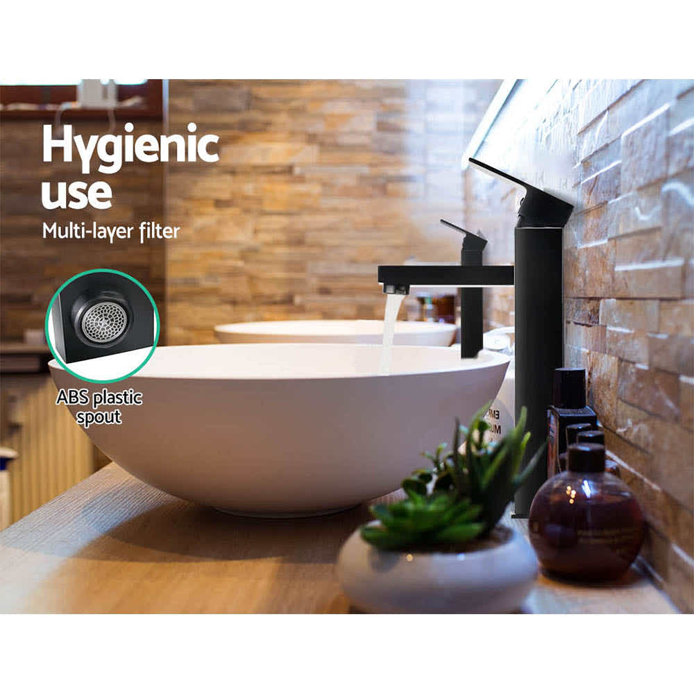 DS NA Cefito Basin Mixer Tap Faucet Black