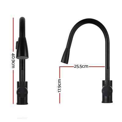 DS NA Cefito Pull-out Mixer Faucet Tap - Black